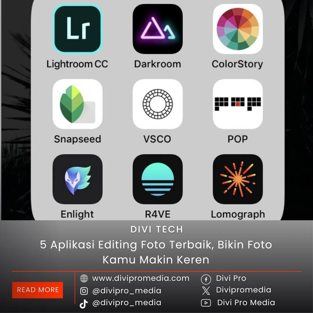 Aplikasi Editing Foto Terbaik