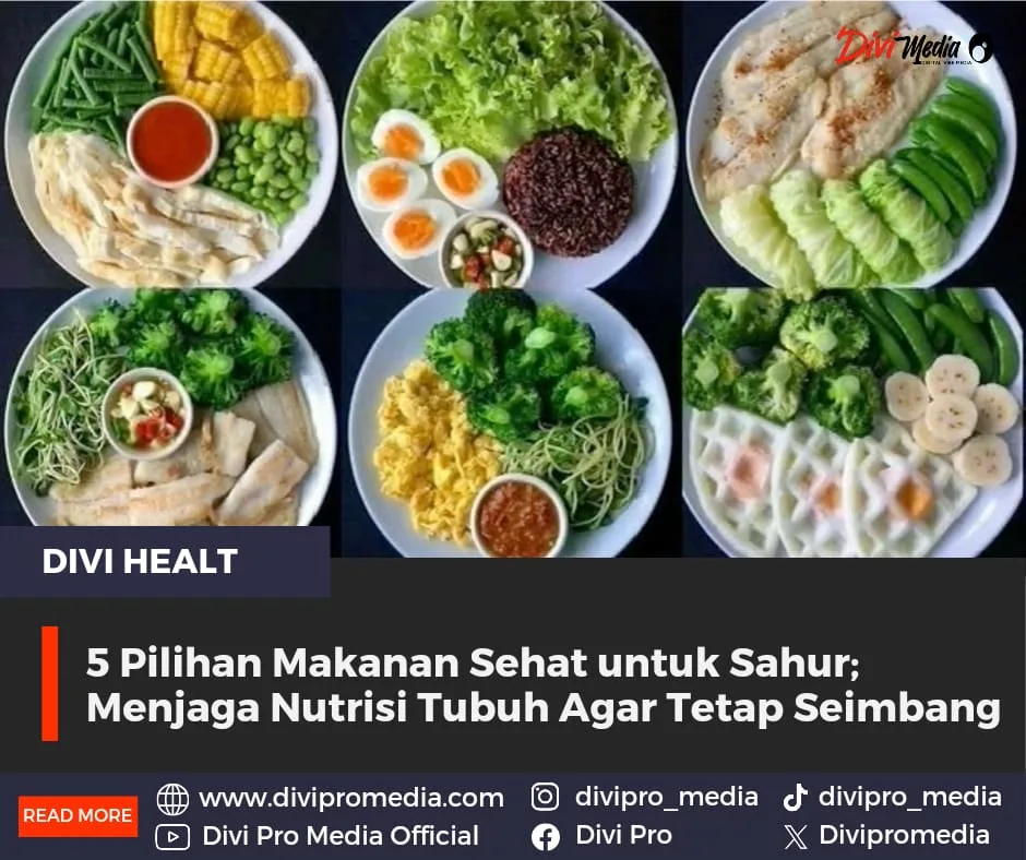 Makanan sehat untuk sahur