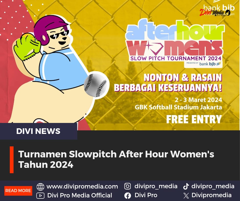 Turnamen Slowpitch After Hour Women's Tahun 2024