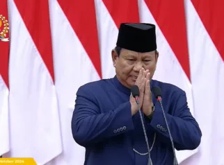 Caption : Pidato Perdana Presiden Prabowo Subianto: Mengajak Bangsa Bersatu Mewujudkan Cita-Cita Bersama